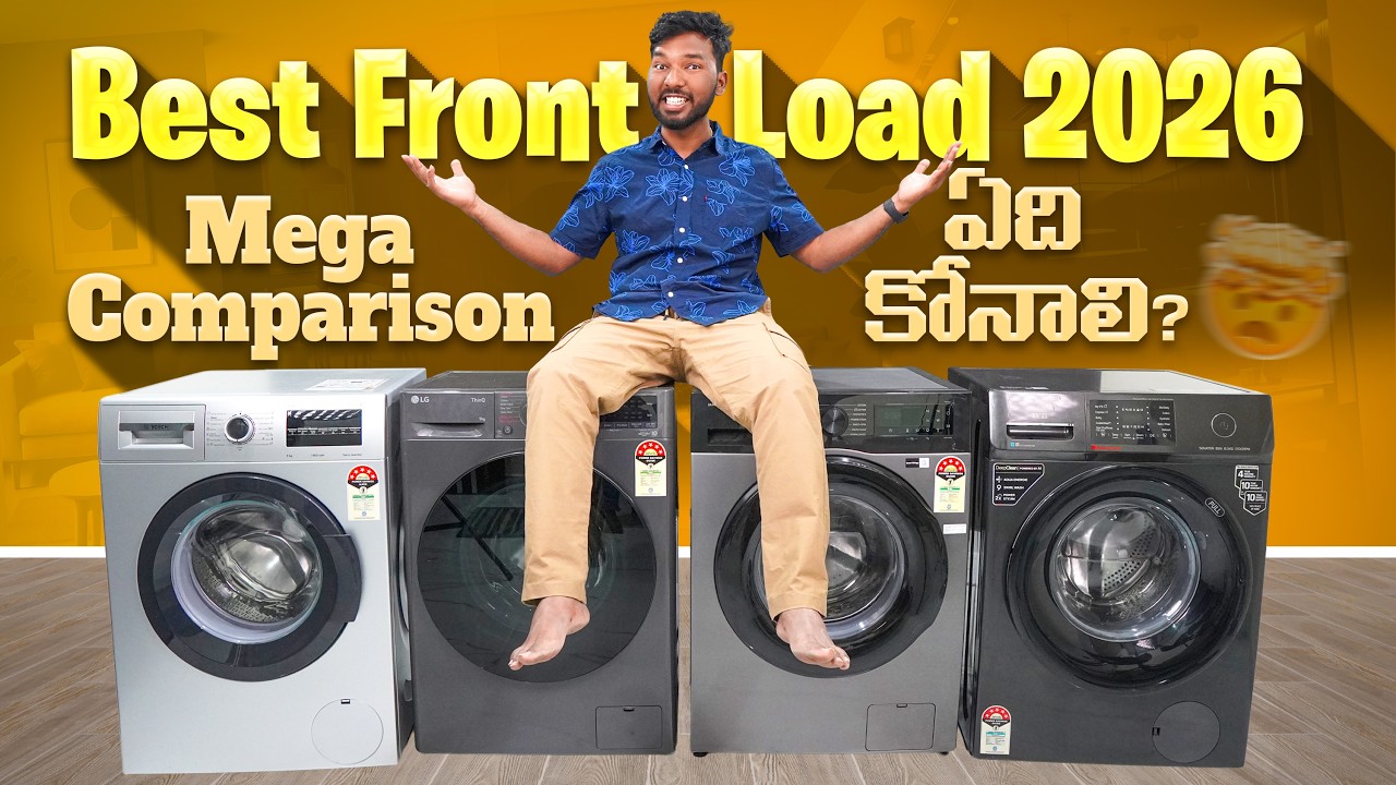 Best Front Load Washing Machine 2026 🔥 LG vs Samsung vs IFB vs Bosch ...