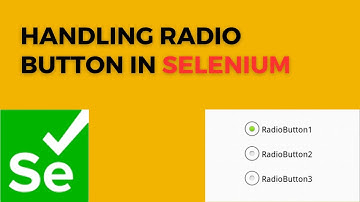 Handling Radio Button in Selenium Java | FullStackSDET