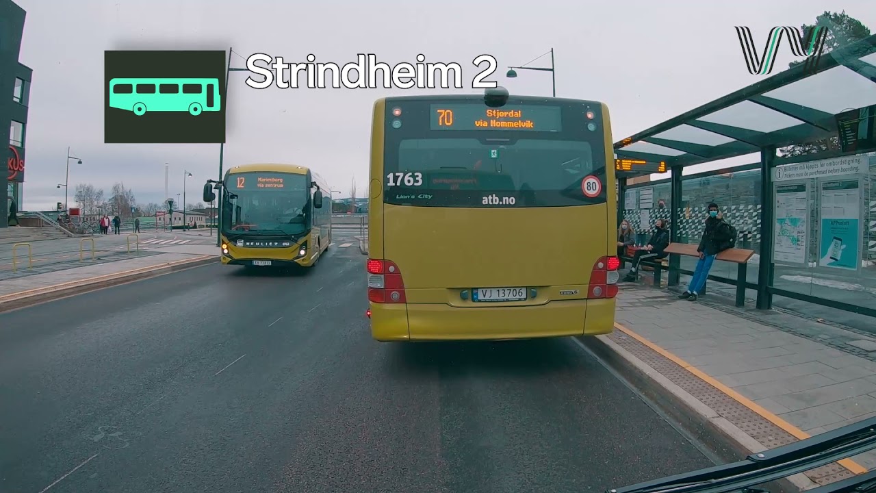 Linje 10 Ratesvingen - Sentrum - Strindheim - Sæterbakken - Markaplassen