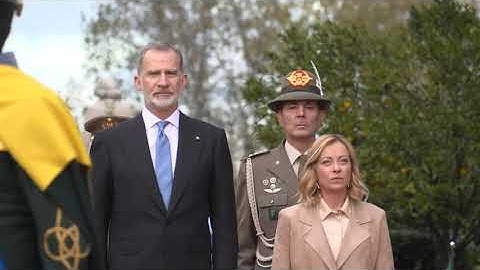 Roma - Il Presidente Meloni incontra il Re Felipe VI e la Regina Letizia di Spagna (11..12.24)