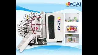 8 colors Dry Offset Yogurt Cup printing Machine