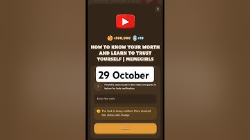 HOW TO KNOW YOUR WORTH AND LEARN TO TRUSTYOURSELF | MEMEGIRLS #memefi  #code