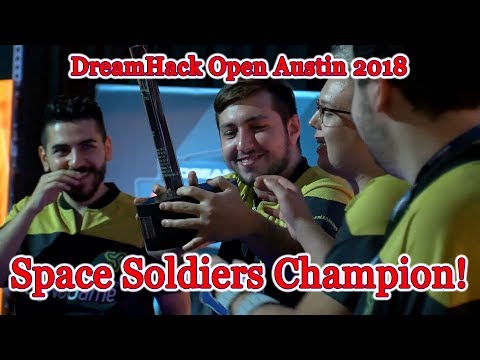 Space Soldiers champion 🏆 DreamHack Open Austin 2018 champions Grand Final vs Rogue #CyberWins
