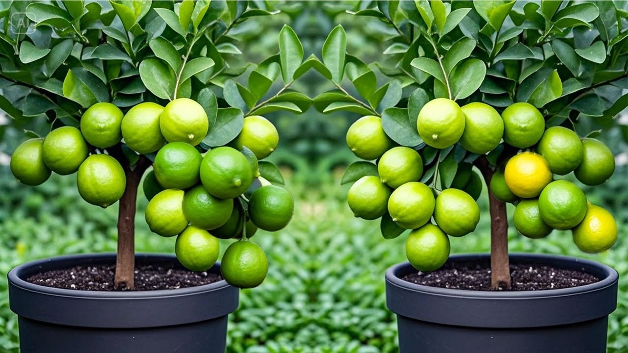 TECHNIQUE: Lemon trees are propagated lemon leaves; lemon leaves root and yield high productivity.