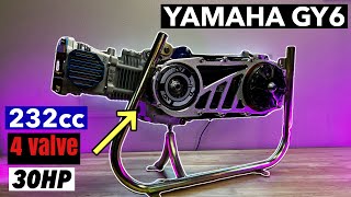 232cc Engine Build (GY6 4 valve / Yamaha Hybrid - 30 HP)