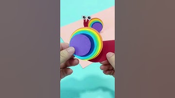 Cách làm chú ốc sên đơn giản P1 #handmade