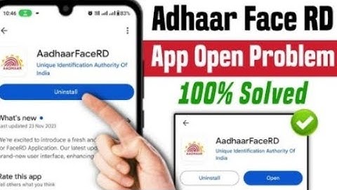 Aadhar face rd install problem | Aadhar face rd open Nahi ho raha hai| Aadhar face rd (2025)