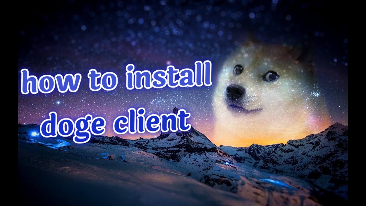 How To Install Doge Client In Tlauncher Youtube