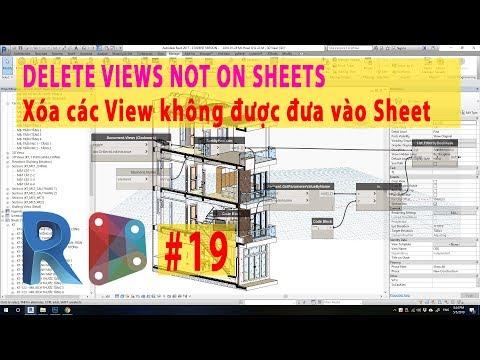 Video DYNAMO REVIT 19 Delete Views not on Sheets - youtube