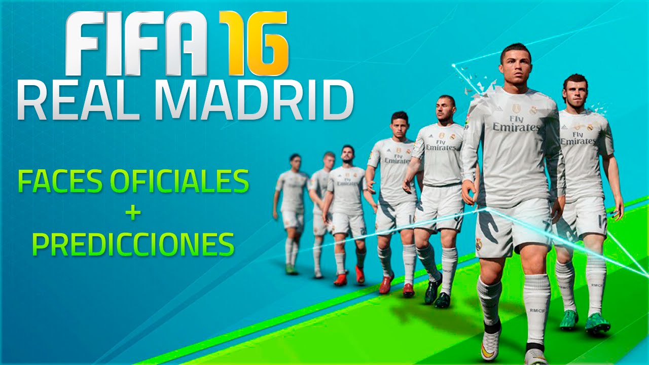 FIFA 16 REAL MADRID | FACES OFICIALES & STATS | ULTIMATE ...