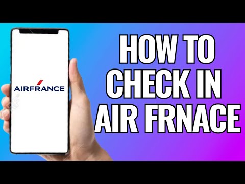 How To Check In Air France App