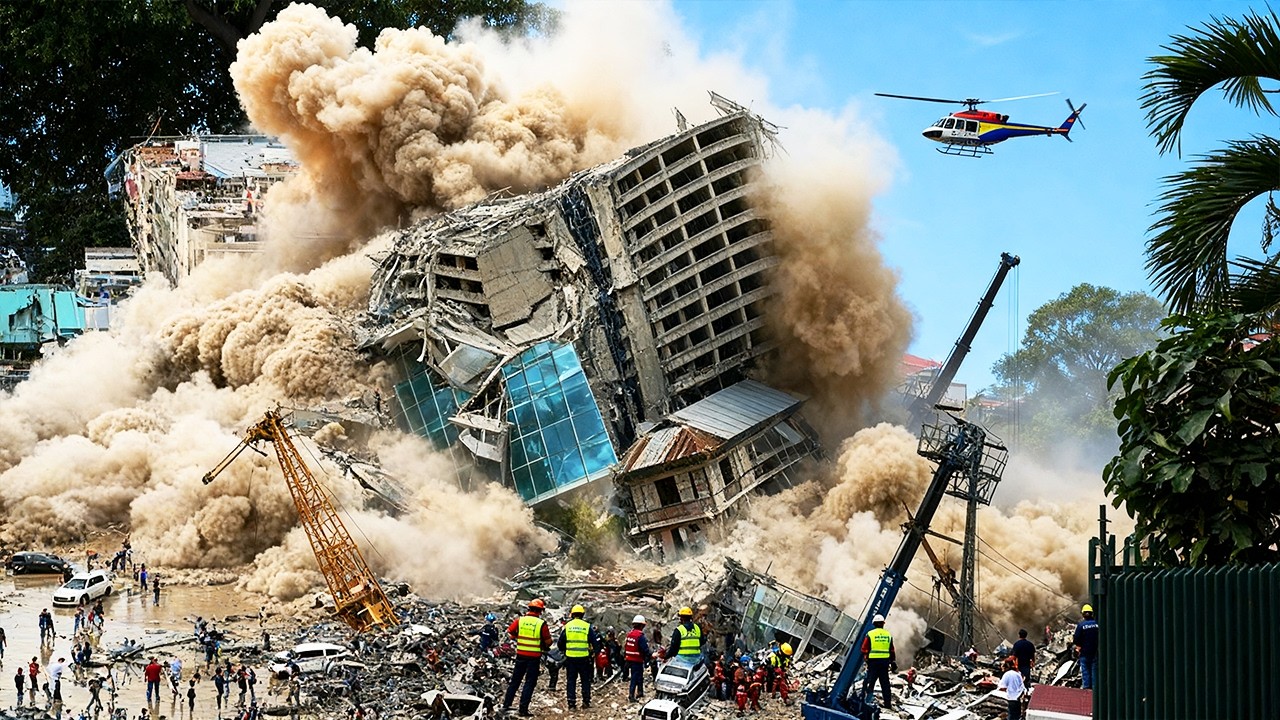 Venezuela in Massive Destruction!🚨 M7.1 Earthquake Collapses Buildings, Widespread Damage in Caracas