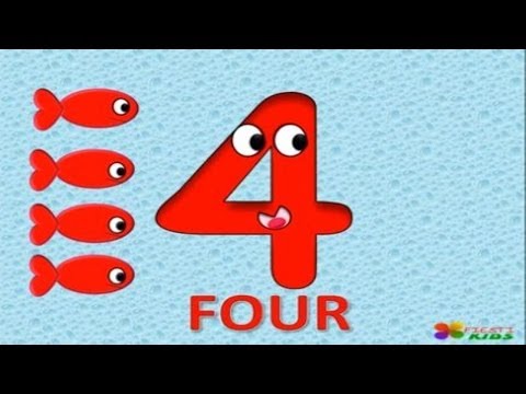 The Numbers for Children, Los Números del 1 al 10 en Inglés para Niños  (video infantil)