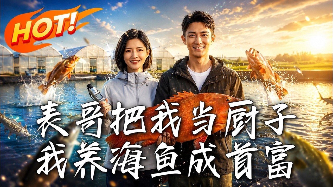 農村廚子反轉，鹽鹼地養出頂級海魚