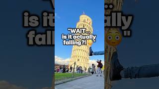 “Would you trust it or run….?#europebycar #pisatower