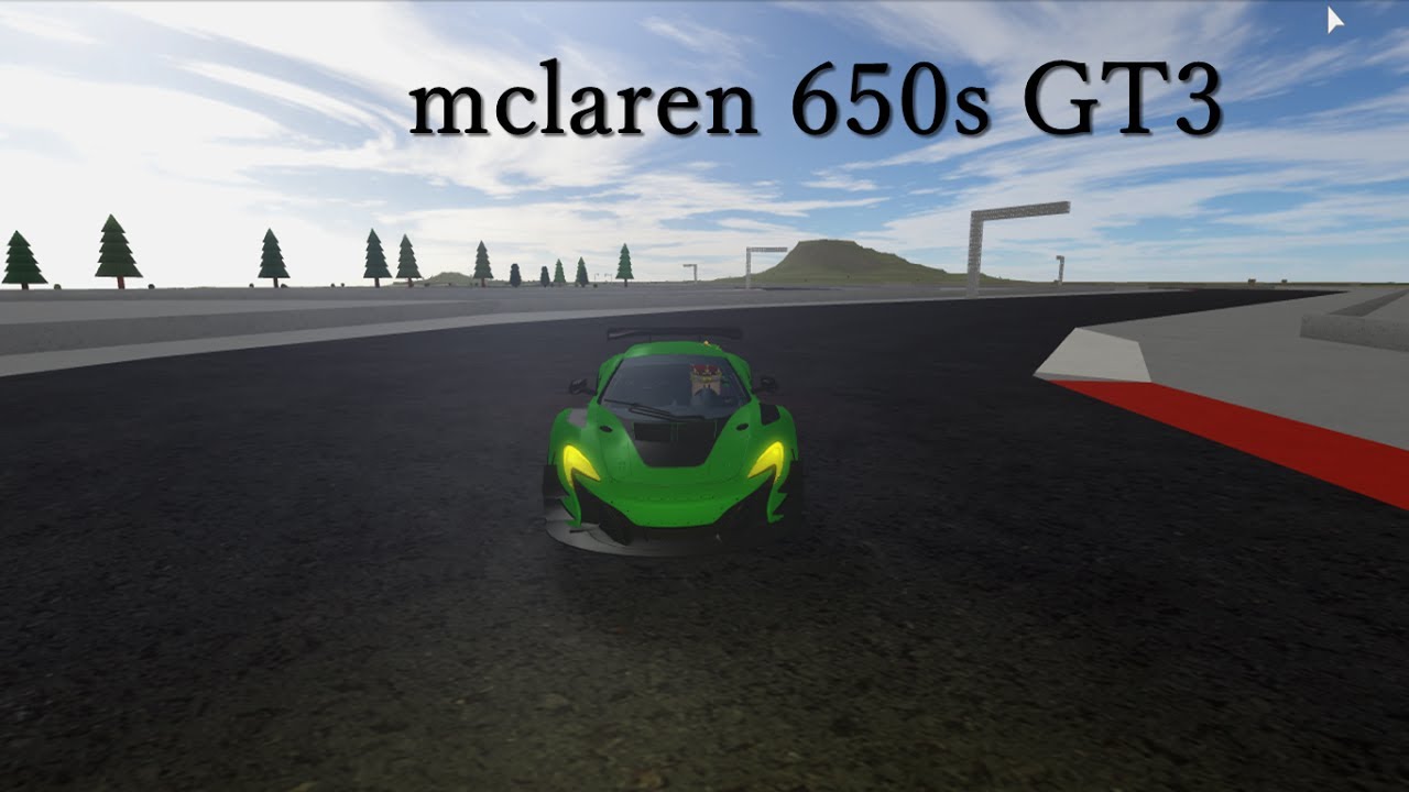 Roblox Vehicle Simulator Mclaren 650s Gt3 4 Youtube - roblox vehicle simulator mclaren 650s gt3