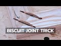 BISCUIT JOINT TRICK: You've Probably Never Seen This Before