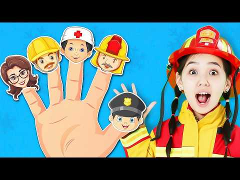Finger Family Jobs Song👮‍♂️🩺🚒 | Kids Songs 🎶🌟 | Chiki Chaka