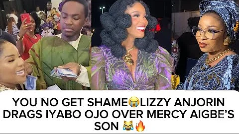 YOU NO GET SHÁMÈ😭 LIZZY ANJORIN DRAĞŚ IYABO OJO OVER MERCY AIGBE’S SON 😹🔥