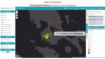 #HazardHunterPH - Viewing Earthquake Events