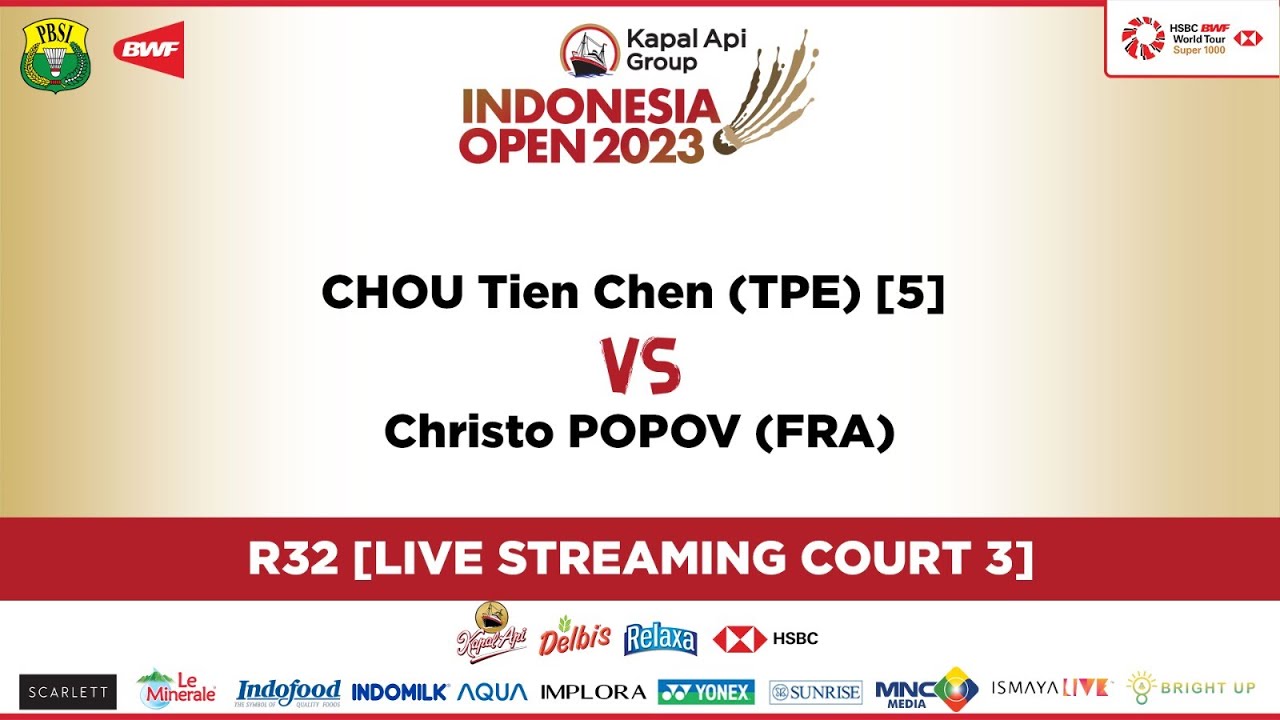CHOU Tien Chen TPE vs FRA Christo POPOV