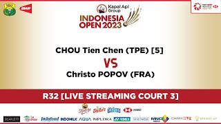 CHOU Tien Chen TPE vs FRA Christo POPOV