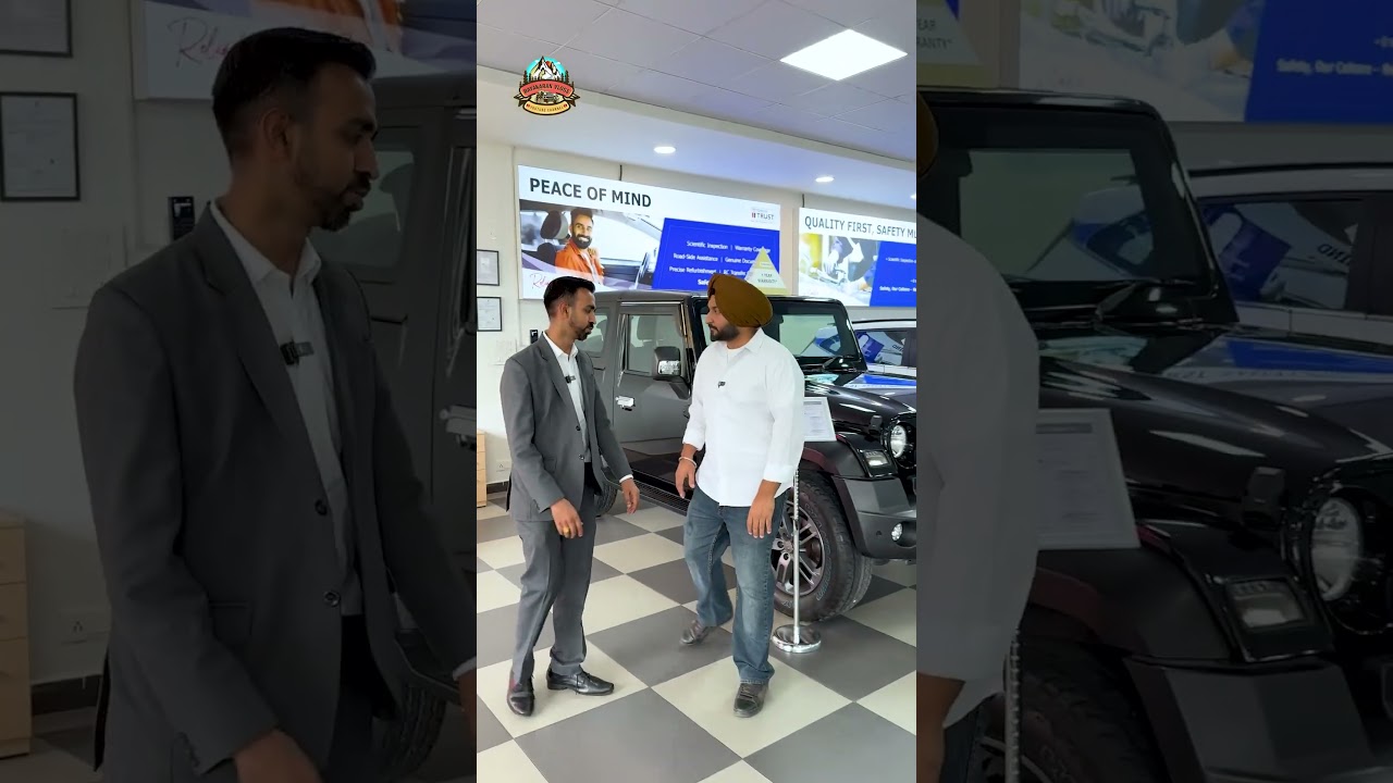 ⁣Call - 8971545553🔥 Mahindra Thar 4x4 | Under 50K KM & Feels Brand New! 🚙✨ | Mohali, Punjab