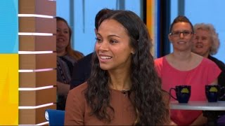 Zoe Saldana on raising 3 boys and her 'fangirl' moment on 'Guardians of the Galaxy Vol. 2' set