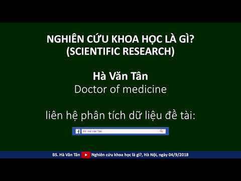 Video: Tại Sao Phải Nghiên Cứu Khoa Học Nhân Văn