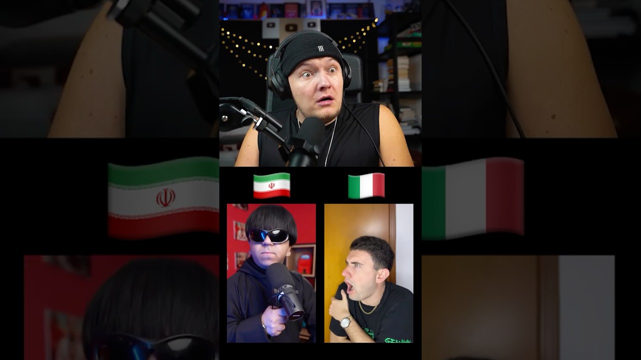 IRAN 🇮🇷 vs ITALY 🇮🇹 Beatbox Battle 😳 @barcode vs @azelbeatbox  #beatbox #tiktok