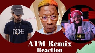 Alkaline - ATM (Remix) ft. Shatta Wale [Audio slide] Reaction!!
