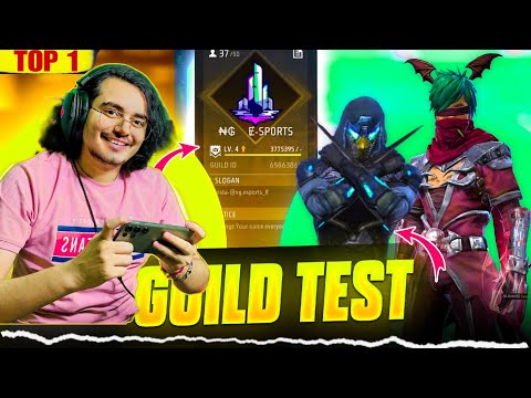 NG HARDEST GUILD TEST LIVE🔥REACTION ON GAMEPLAY 😍 MOBILE VS PC PLAYER ?📱💻 #nonstopgaming #freefire