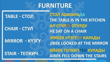WARC Kyrgyz Language Tutorials Episode 42: Furniture
