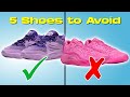 5 basketball shoes to not buy and why