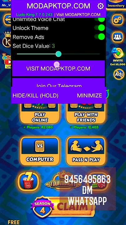ludo king mod menu #ludoking #ludokinghack #ludokingmodapk