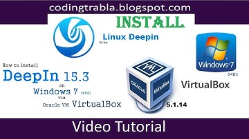 How to install Linux DeepIn 15.3 x64 on Windows 7 via VirtualBox byVS