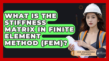 What Is The Stiffness Matrix In Finite Element Method (FEM)? - Civil Engineering Explained