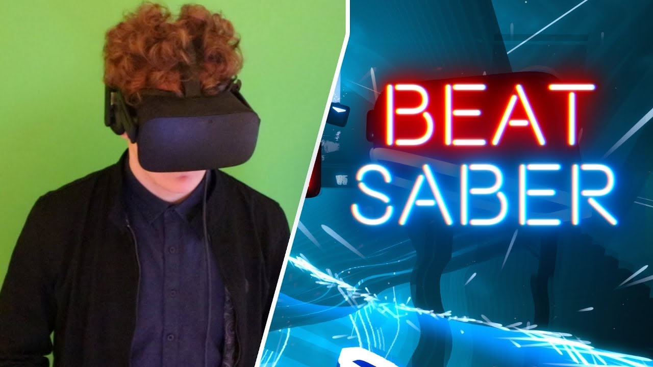 MUSIC WITH LIGHTSABERS!! Beat Saber VR First Look! - YouTube
