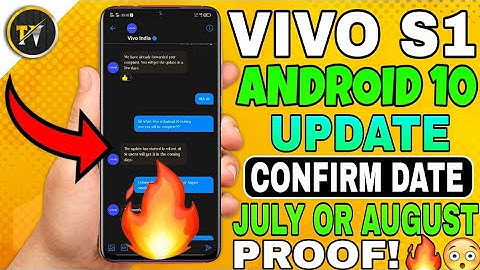 VIVO S1 ANDROID 10 UPDATE || VIVO S1 NEW UPDATE | VIVO S1 ANDROID 10 | VIVO S1 FUNTOUCH OS 10 UPDATE