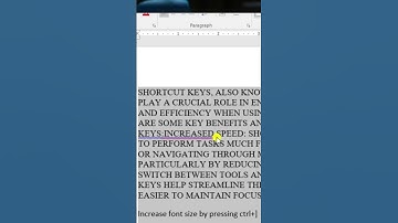 Instantly Adjust Font Size with One Click | Easy Microsoft Word#excel #viralvideo #fyp #trending