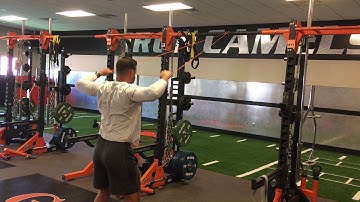 Band High Row + External Rotation