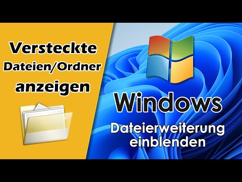 Versteckte Dateien und Ordner sowie Dateinamenerweiterungen unter Windows 10/11 anzeigen