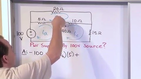 Lesson 11 - Mesh Current Problems, Part 1 (Engineering Circuits)