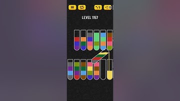 Water Sort Puzzle Level 1157 Walkthrough Solution Android/iOS 💦