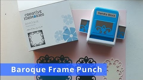 Creative Memories- Baroque Frame Punch