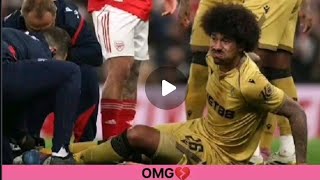 Chris Richards Stretchered Off After Bizarre Injury vs Arsenal | Crystal Palace Injury Scare