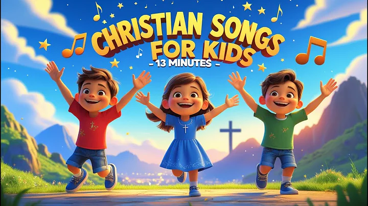 Christian Songs for Kids | 13 Minutes of Songs: Jesus Loves Me, I’ve Got the Joy, Joy, Joy & More