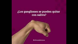 Los Gangliones Se Pueden Quitar Con Saliva?- Aclarando Dudas