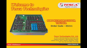 8086 Microprocessor Trainer - Tesca 43211