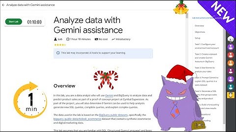 Analyze data with Gemini assistance | #2024 | |#qwiklabs